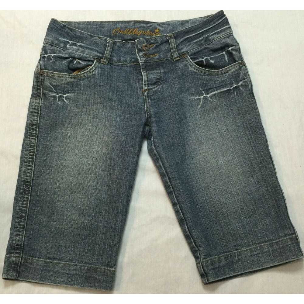 BUBBLEGUM WOMENS JEANS SHORTS CAPRIS SIZE 11/12